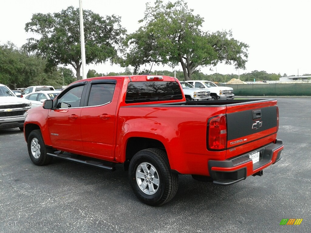 Red Hot 2017 Chevrolet Colorado WT Crew Cab Exterior Photo #122025098