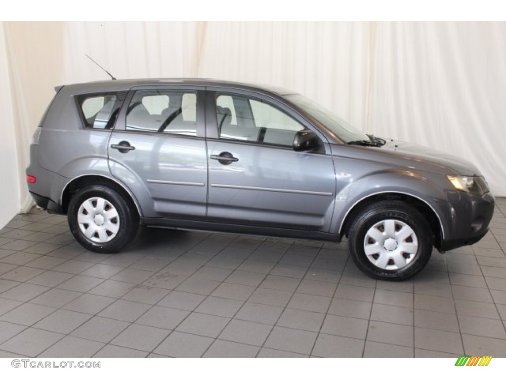 2007 Outlander ES - Graphite Gray Pearl / Black photo #4