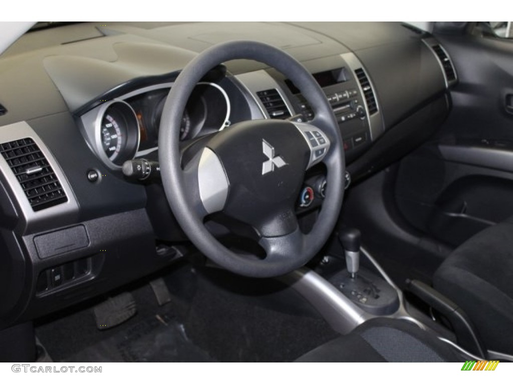 2007 Outlander ES - Graphite Gray Pearl / Black photo #12