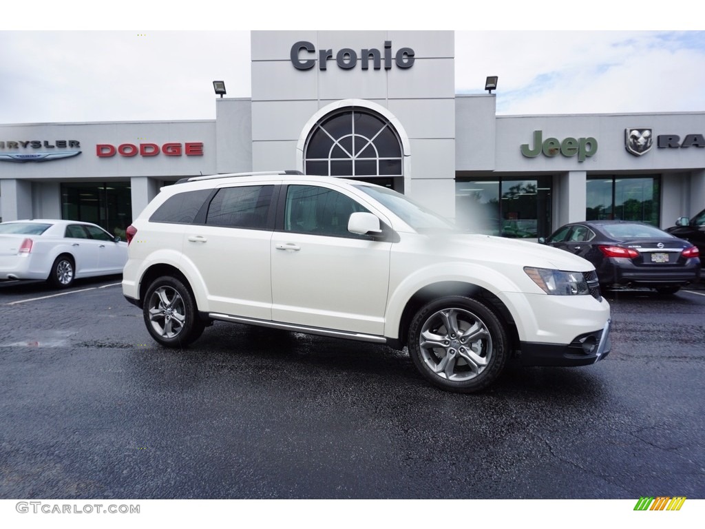 2017 White Noise Tri Coat Dodge Journey Crossroad 122023512 White Noise Tri Coat Dodge Journey