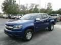 2017 Laser Blue Metallic Chevrolet Colorado WT Crew Cab #122023690