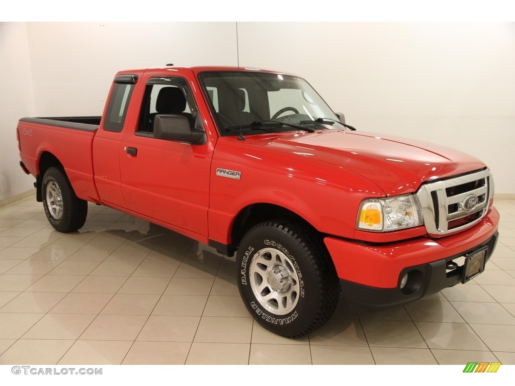 2011 Ranger XLT SuperCab 4x4 - Torch Red / Medium Dark Flint photo #1