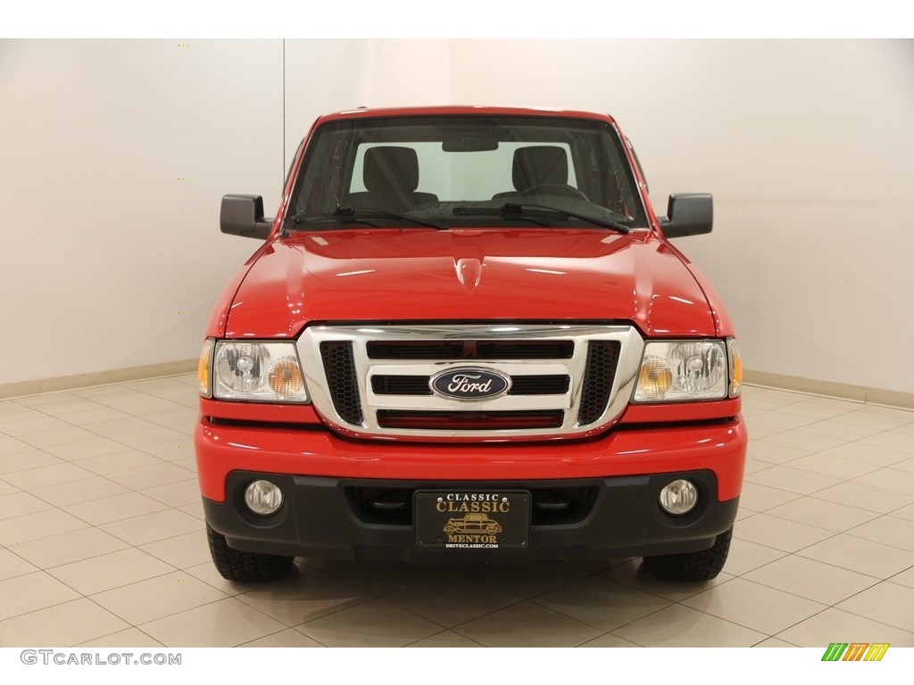 2011 Ranger XLT SuperCab 4x4 - Torch Red / Medium Dark Flint photo #2