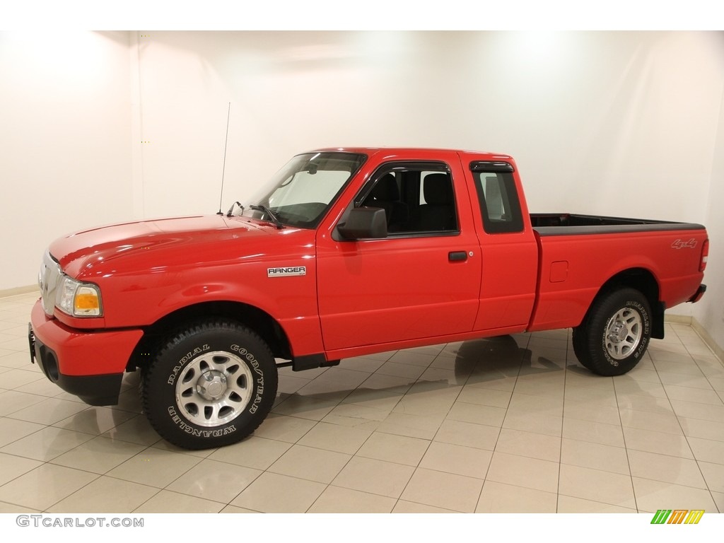 2011 Ranger XLT SuperCab 4x4 - Torch Red / Medium Dark Flint photo #3
