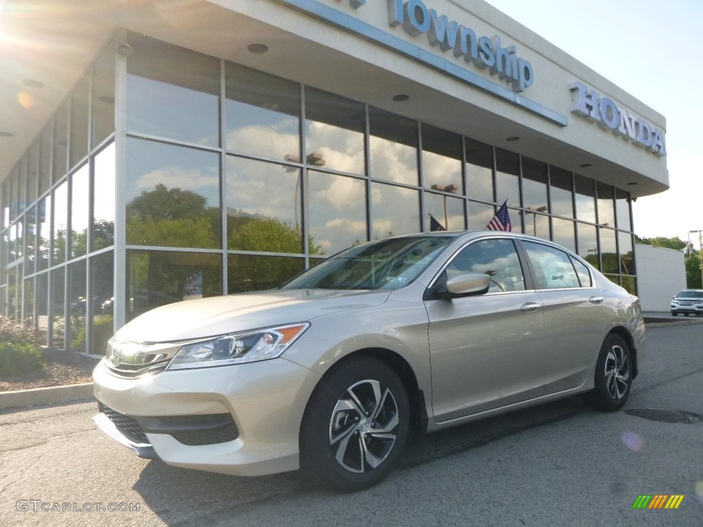 2017 Accord LX Sedan - Champagne Frost Pearl / Ivory photo #1