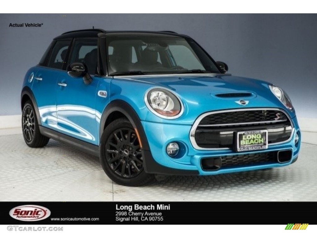 2017 Hardtop Cooper S 4 Door - Electric Blue Metallic / Carbon Black photo #1