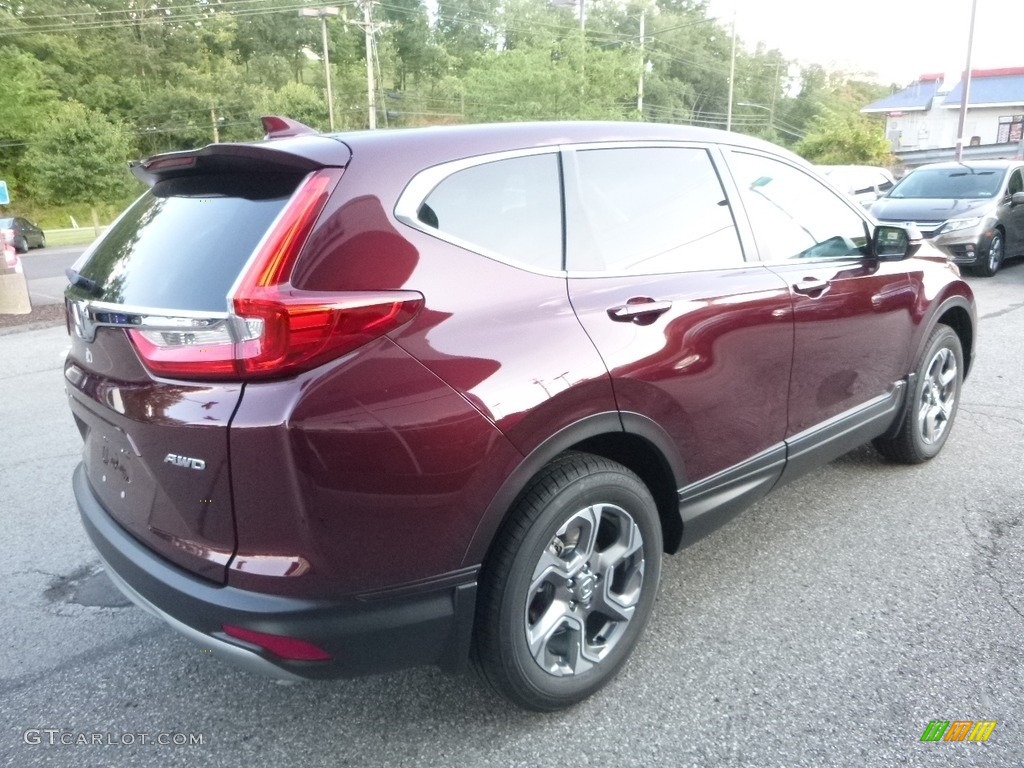 2017 CR-V EX-L AWD - Basque Red Pearl II / Ivory photo #4