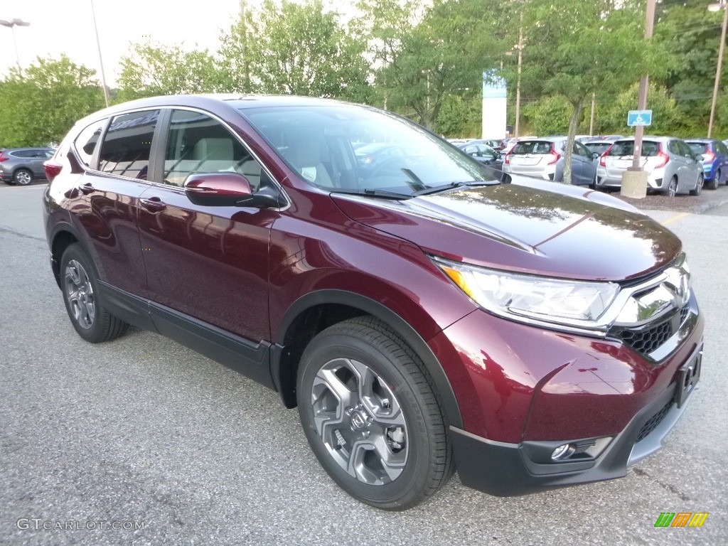 2017 CR-V EX-L AWD - Basque Red Pearl II / Ivory photo #5