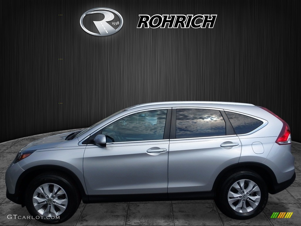 2014 CR-V EX-L AWD - Alabaster Silver Metallic / Black photo #4