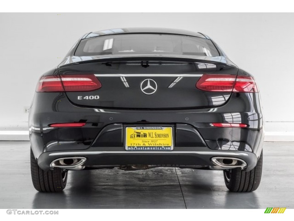 2018 E 400 Coupe - Black / Black photo #4