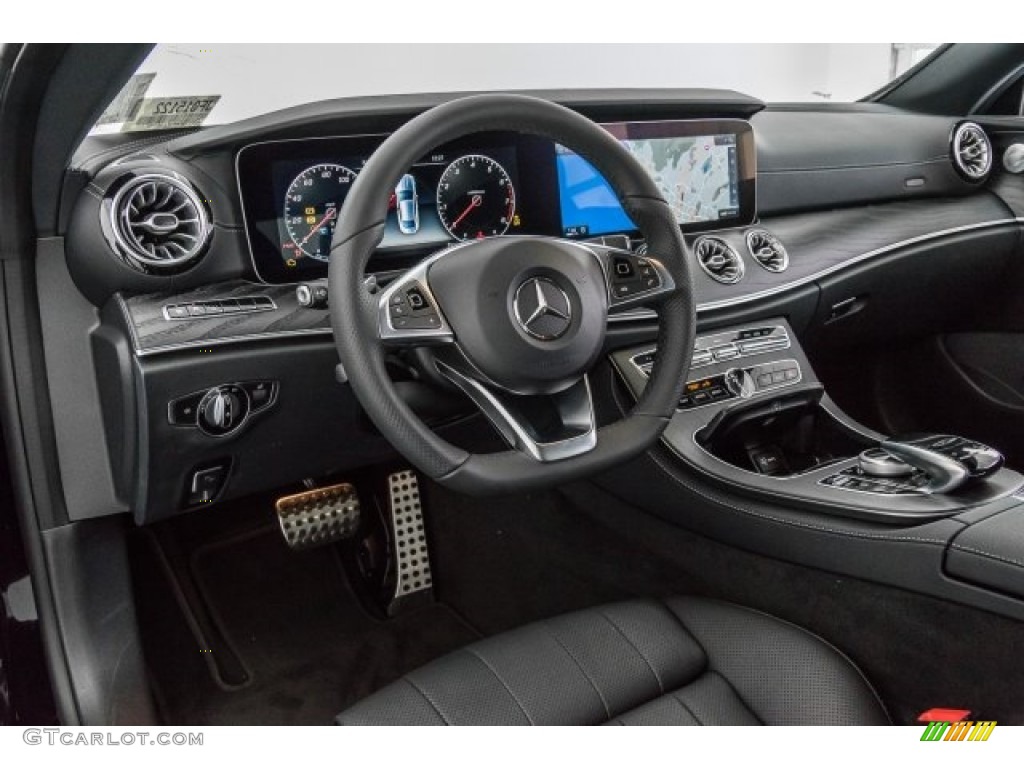 2018 E 400 Coupe - Black / Black photo #6