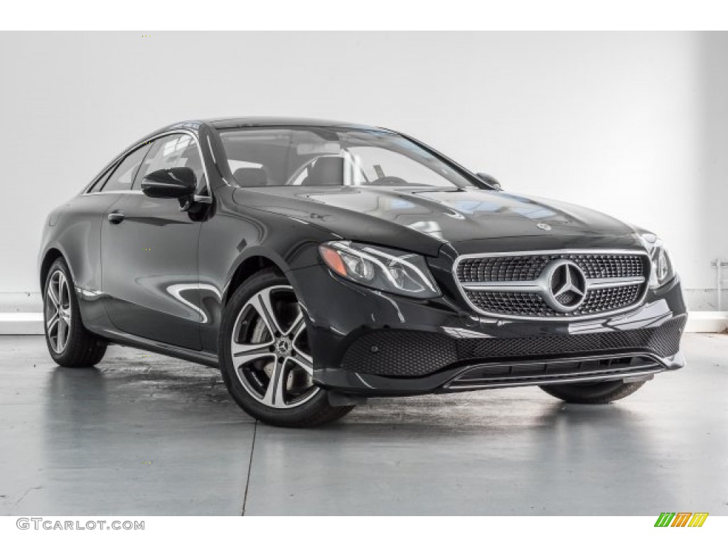 2018 E 400 Coupe - Black / Black photo #12