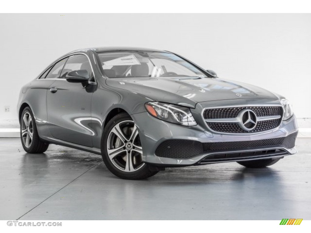 Selenite Grey Metallic 2018 Mercedes-Benz E 400 Coupe Exterior Photo #122031836