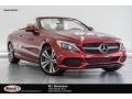 2017 designo Cardinal Red Metallic Mercedes-Benz C 300 Cabriolet  photo #1