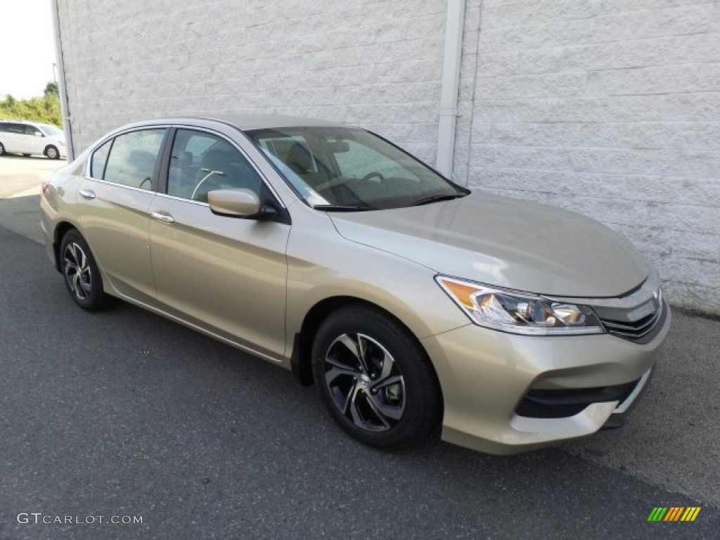 2017 Accord LX Sedan - Champagne Frost Pearl / Ivory photo #1