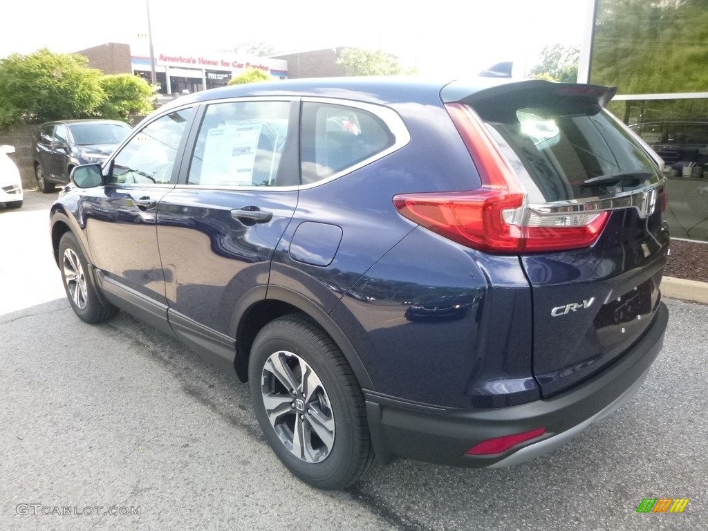 2017 CR-V LX AWD - Obsidian Blue Pearl / Gray photo #2