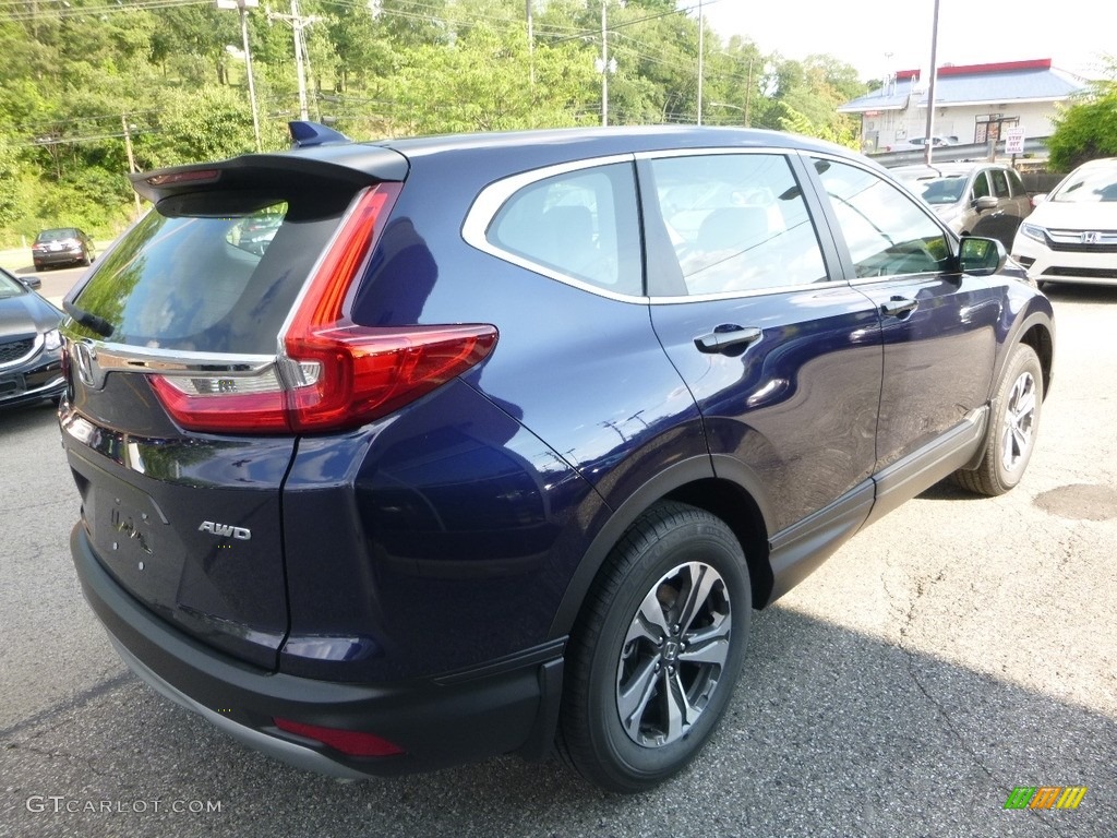 2017 CR-V LX AWD - Obsidian Blue Pearl / Gray photo #4