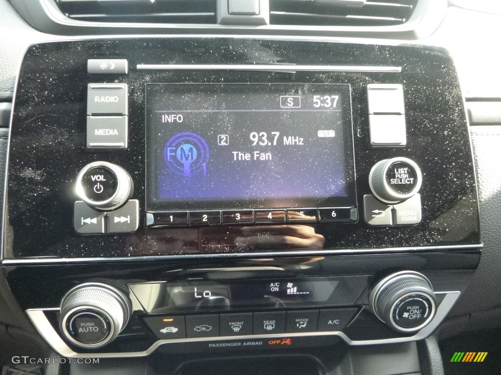 2017 CR-V LX AWD - Obsidian Blue Pearl / Gray photo #14