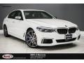 2018 Alpine White BMW 5 Series M550i xDrive Sedan  photo #1