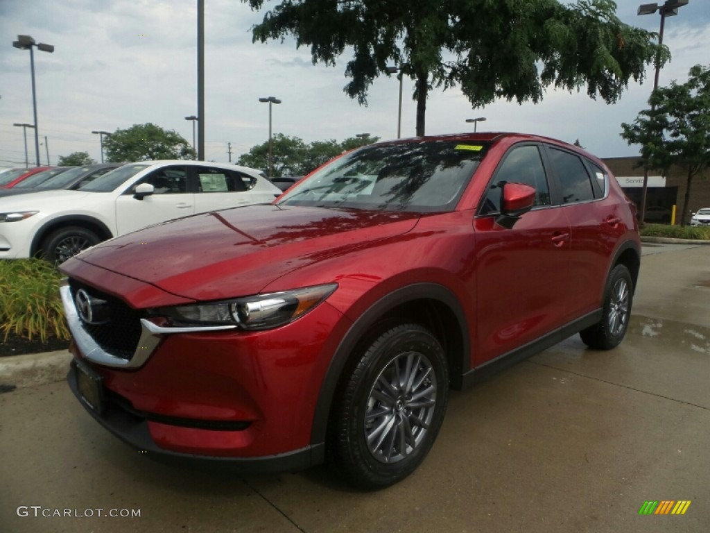 2017 CX-5 Touring AWD - Soul Red Metallic / Black photo #1