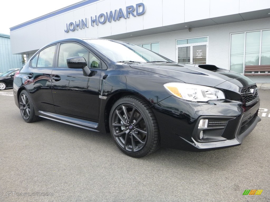 2018 WRX Premium - Crystal Black Silica / Carbon Black photo #1