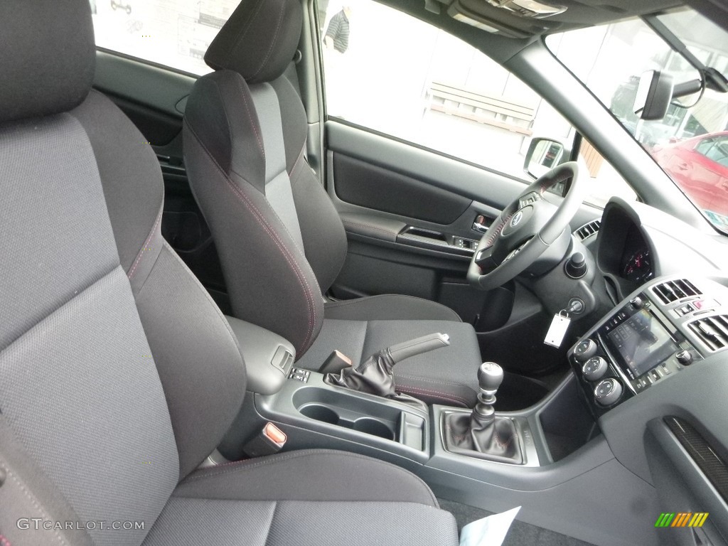 Carbon Black Interior 2018 Subaru WRX Premium Photo #122037896