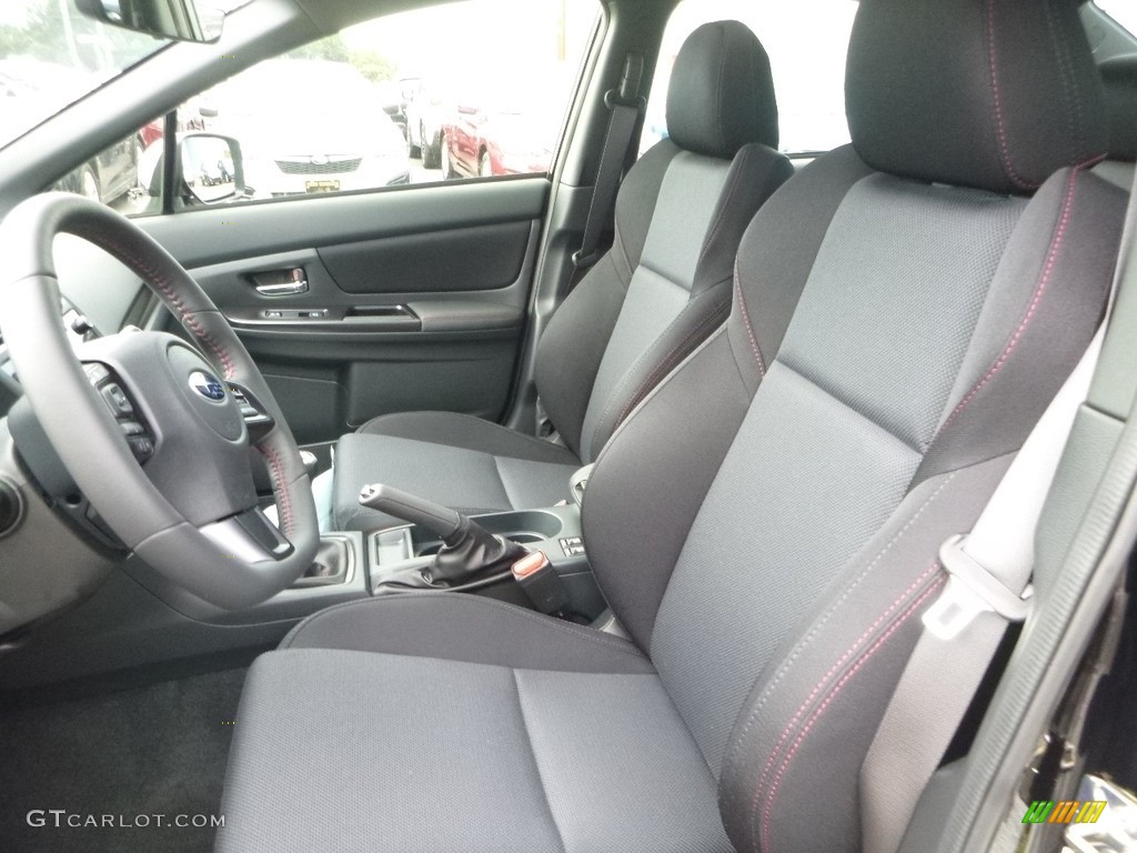 Carbon Black Interior 2018 Subaru WRX Premium Photo #122038049