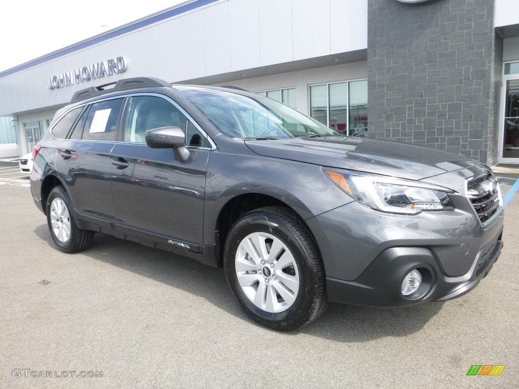 2018 Outback 2.5i Premium - Magnetite Gray Metallic / Titanium Gray photo #1