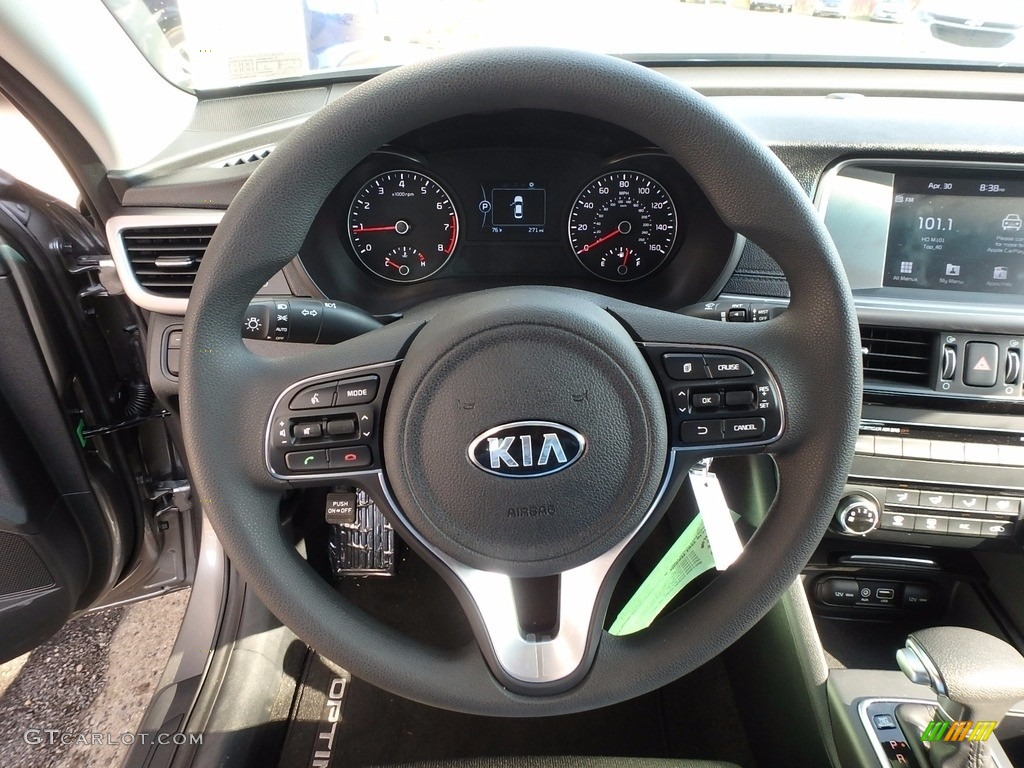 2018 Kia Optima LX Black Steering Wheel Photo #122038691