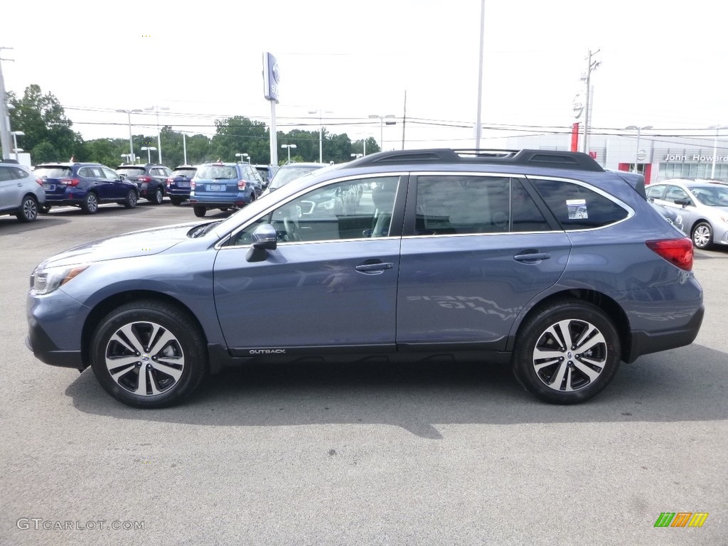 2018 Outback 3.6R Limited - Twilight Blue Metallic / Titanium Gray photo #7