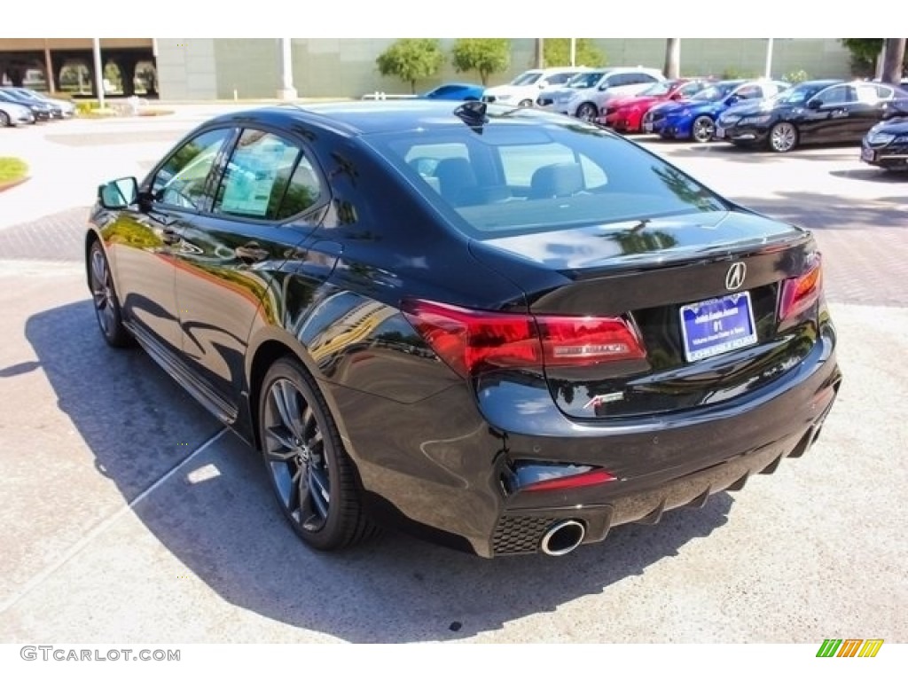 2018 TLX V6 A-Spec Sedan - Crystal Black Pearl / Ebony photo #5