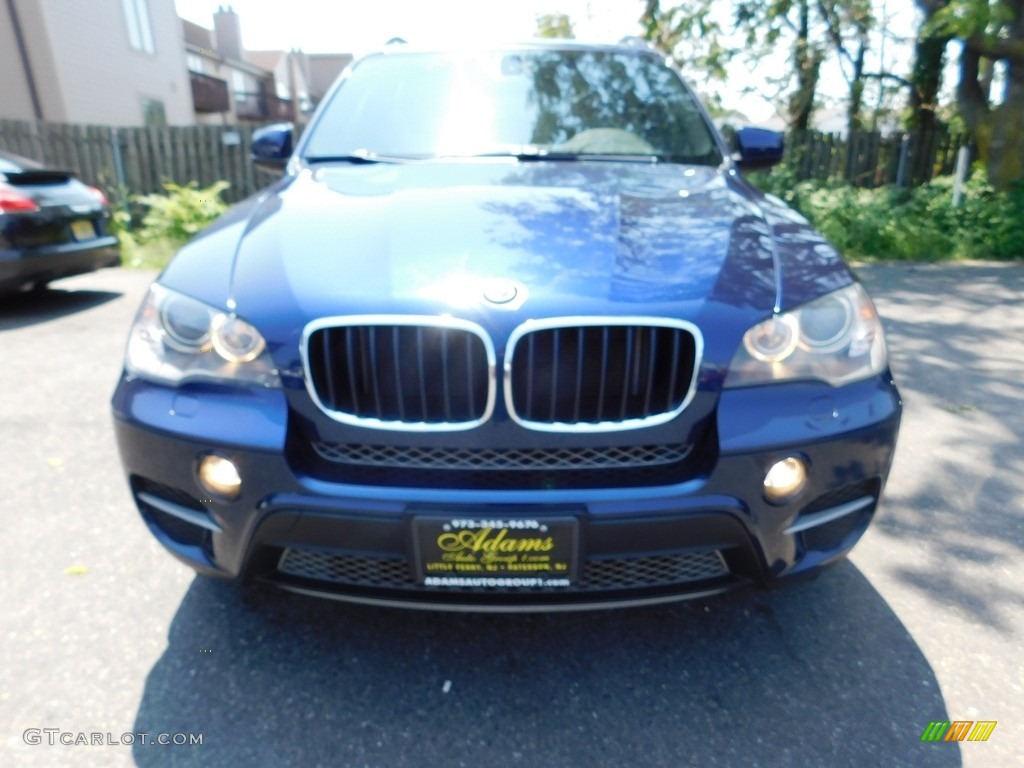 2011 X5 xDrive 35i - Deep Sea Blue Metallic / Cinnamon photo #2