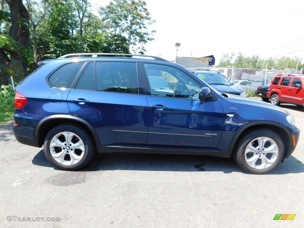 2011 X5 xDrive 35i - Deep Sea Blue Metallic / Cinnamon photo #4