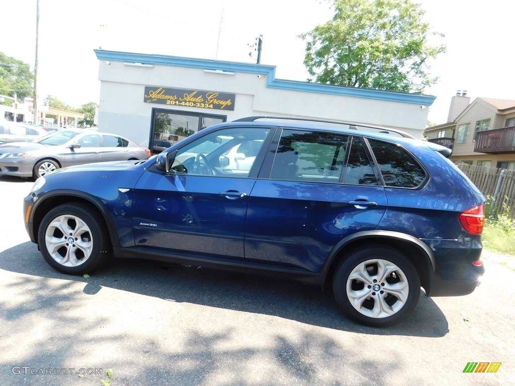 2011 X5 xDrive 35i - Deep Sea Blue Metallic / Cinnamon photo #8