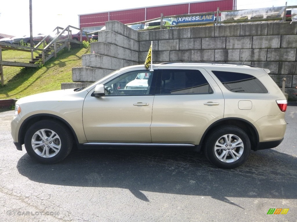 2011 Durango Express 4x4 - White Gold / Dark Graystone/Medium Graystone photo #2