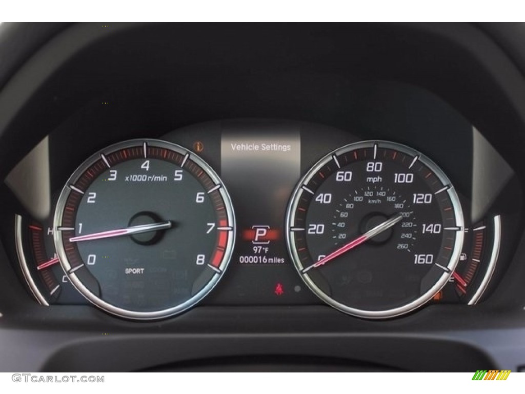 2018 Acura TLX V6 A-Spec Sedan Gauges Photo #122043599