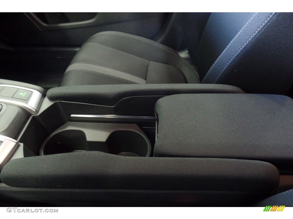 2017 Civic LX Sedan - Modern Steel Metallic / Black photo #19