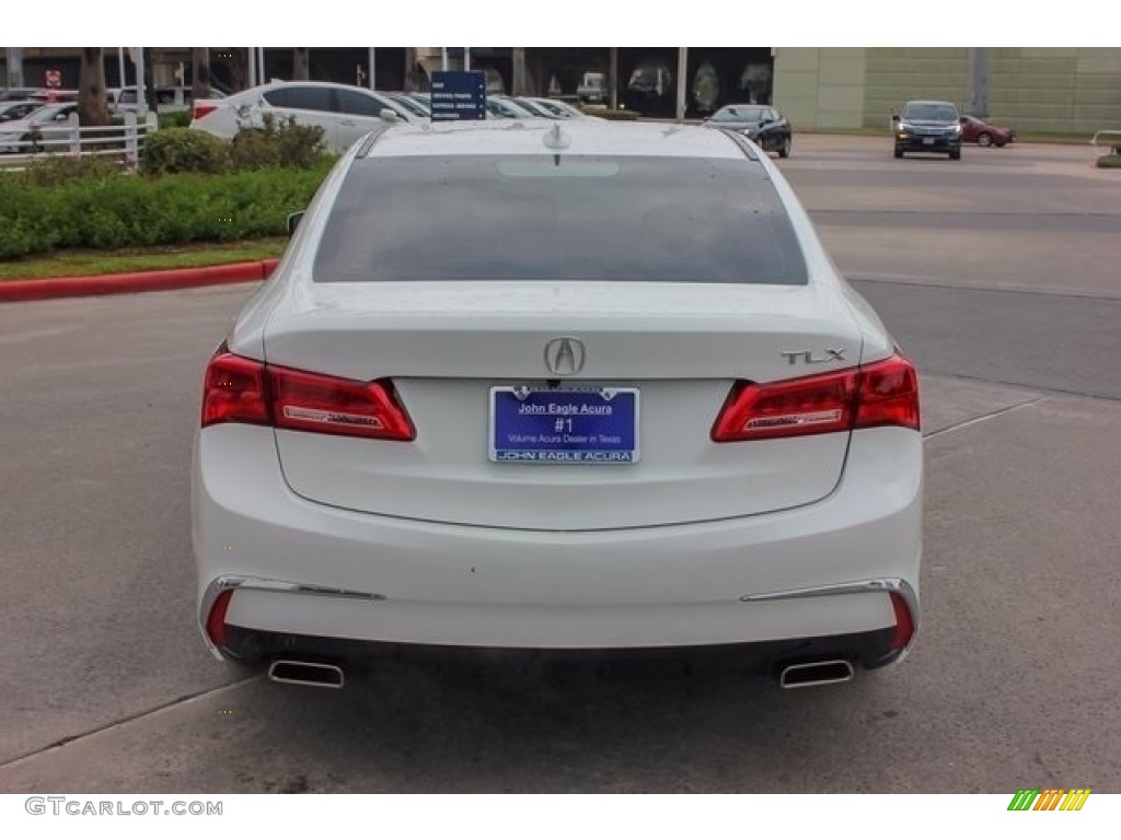 2018 TLX V6 Sedan - Bellanova White Pearl / Parchment photo #6