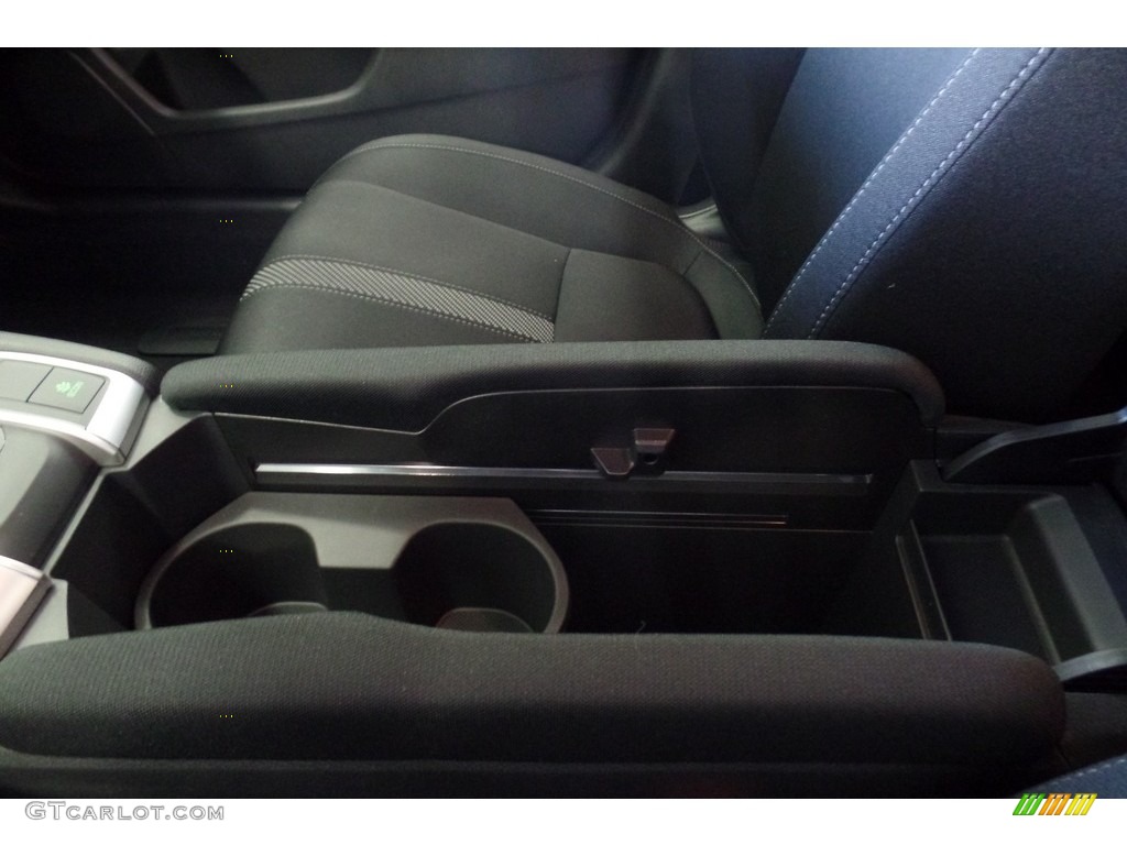 2017 Civic LX Sedan - Modern Steel Metallic / Black photo #20