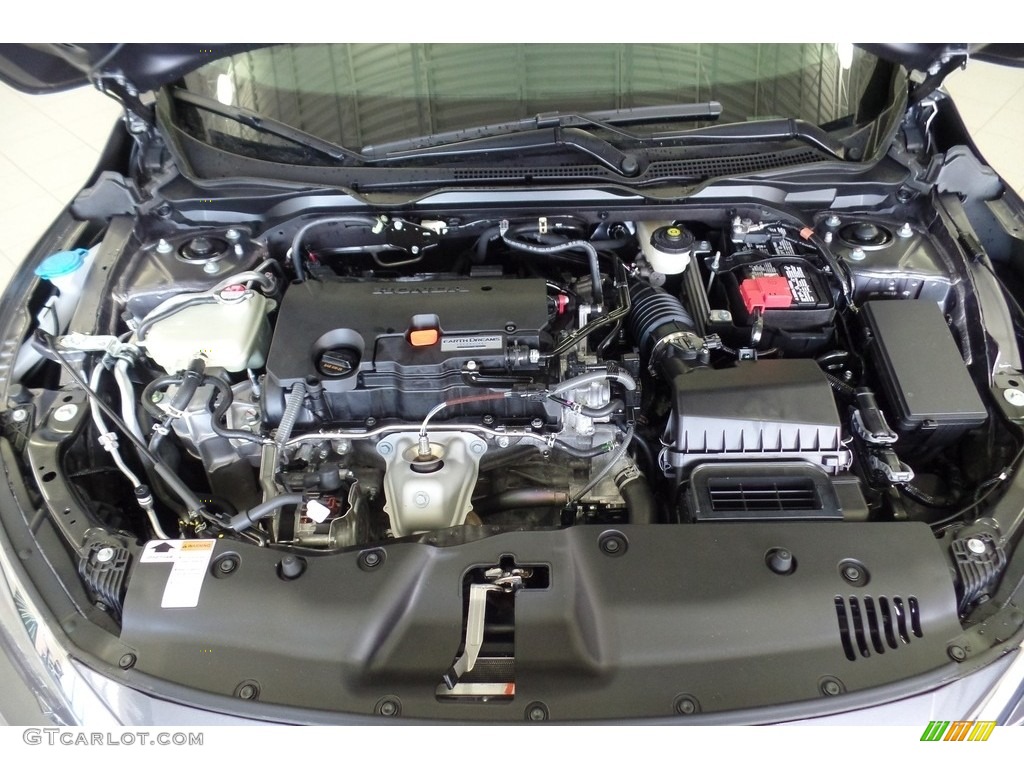 2017 Civic LX Sedan - Modern Steel Metallic / Black photo #29