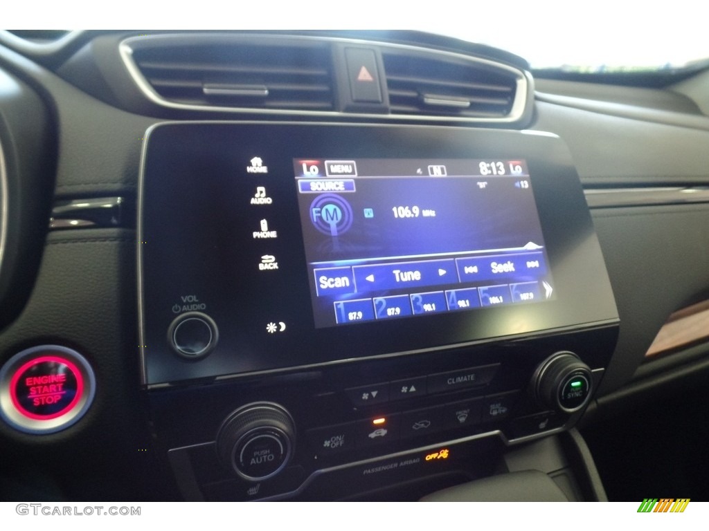2017 CR-V EX-L AWD - Crystal Black Pearl / Black photo #13