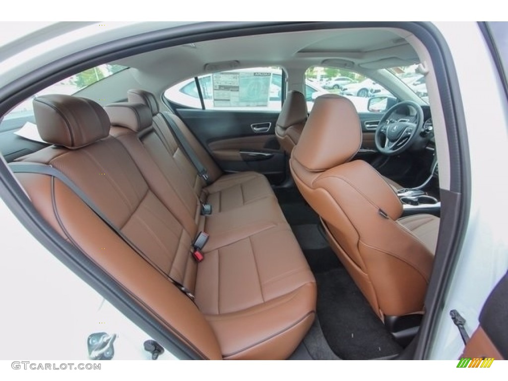 2018 Acura TLX V6 Technology Sedan Rear Seat Photo #122044607