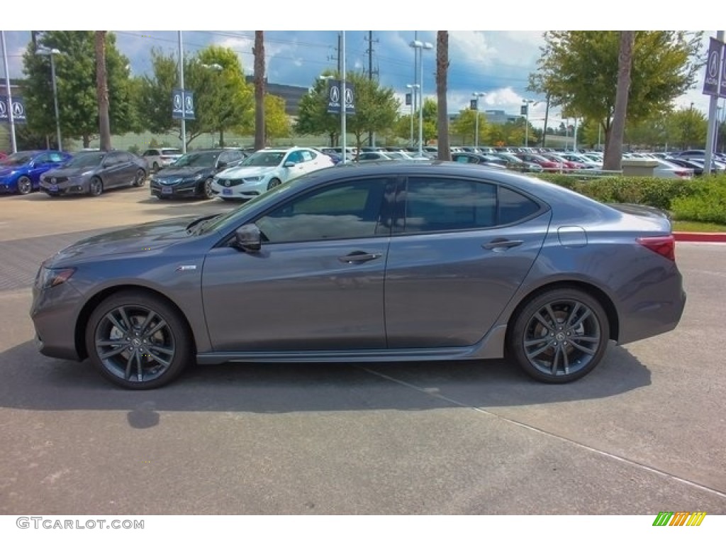 2018 TLX V6 A-Spec Sedan - Modern Steel Metallic / Ebony photo #4