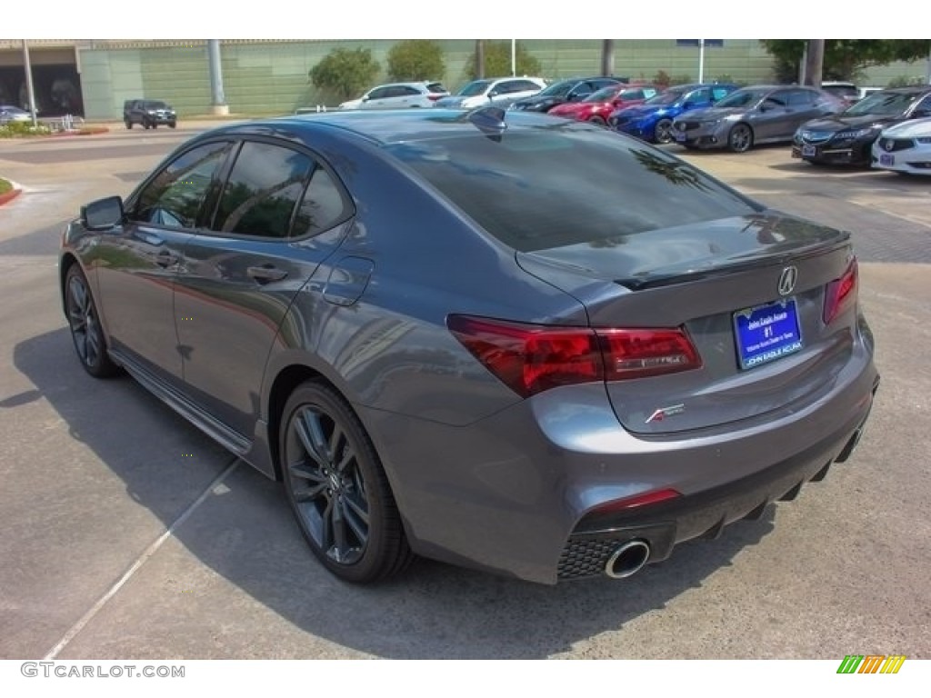 2018 TLX V6 A-Spec Sedan - Modern Steel Metallic / Ebony photo #5