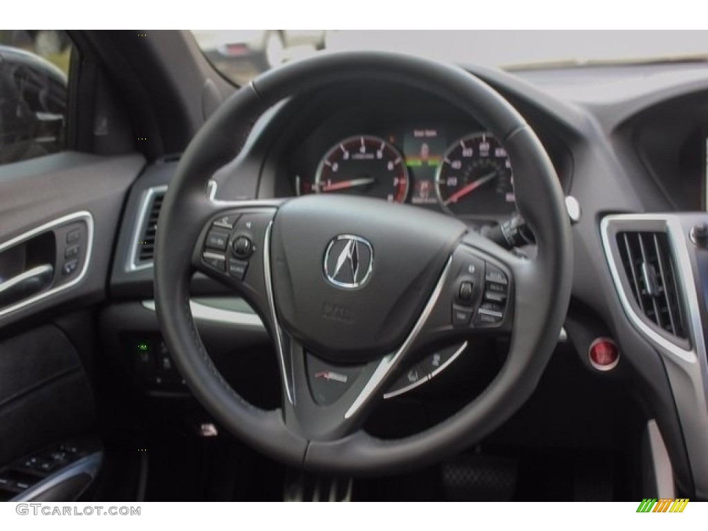 2018 TLX V6 A-Spec Sedan - Modern Steel Metallic / Ebony photo #29