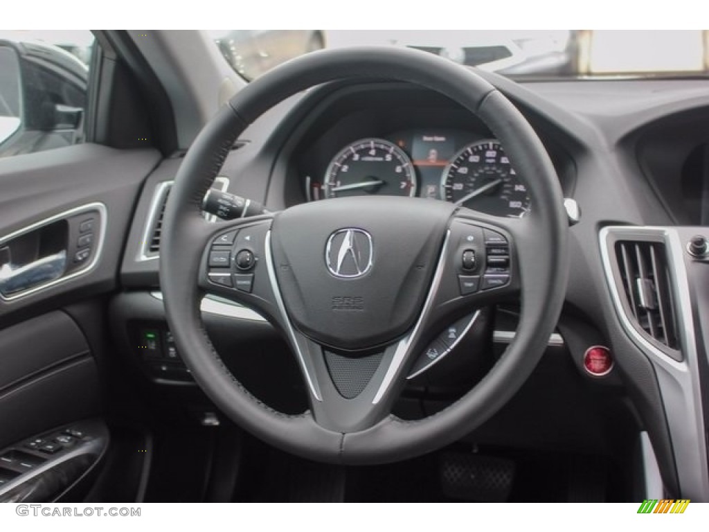 2018 TLX V6 Sedan - Bellanova White Pearl / Ebony photo #29