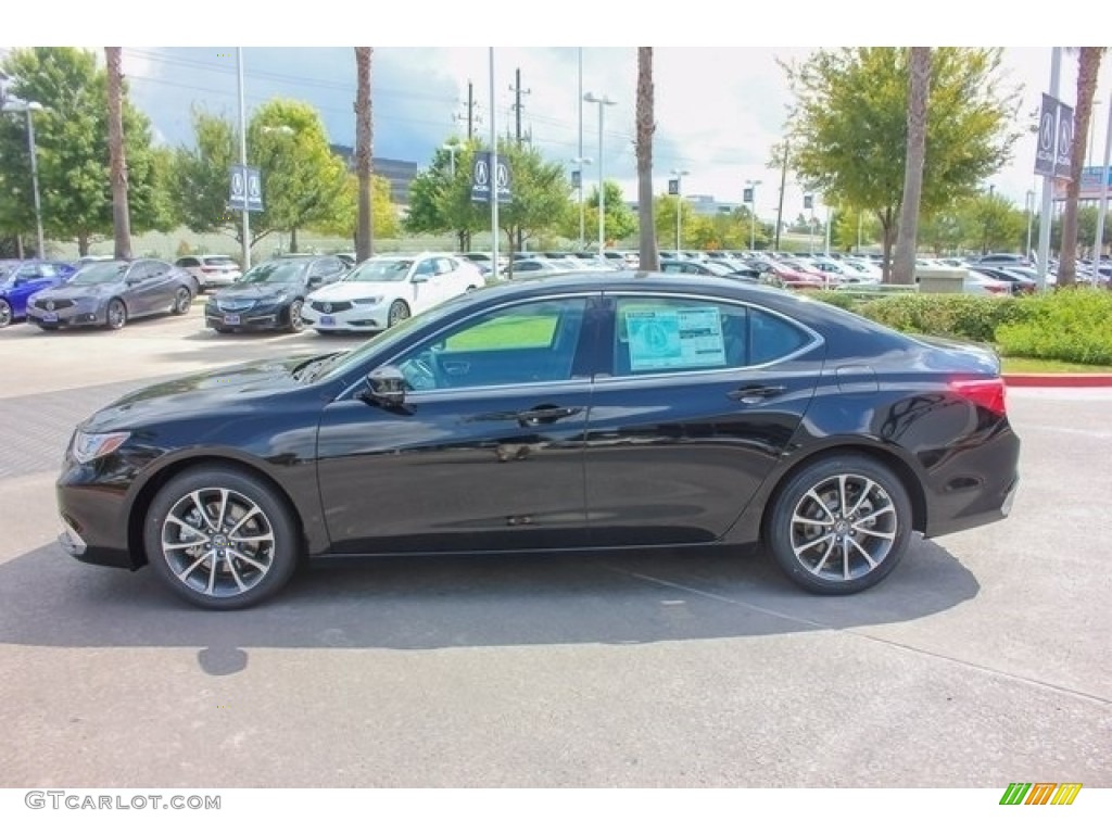 2018 TLX V6 Sedan - Crystal Black Pearl / Ebony photo #4