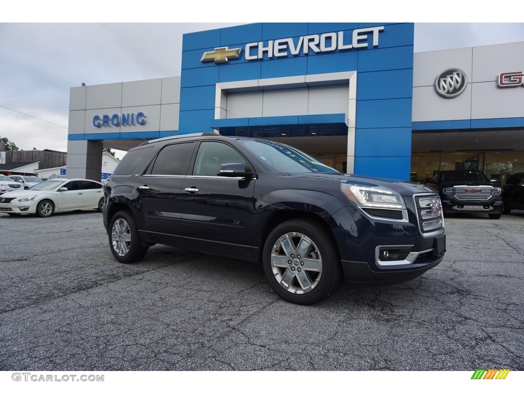 2017 Acadia Limited FWD - Dark Sapphire Blue Metallic / Dark Cashmere photo #1