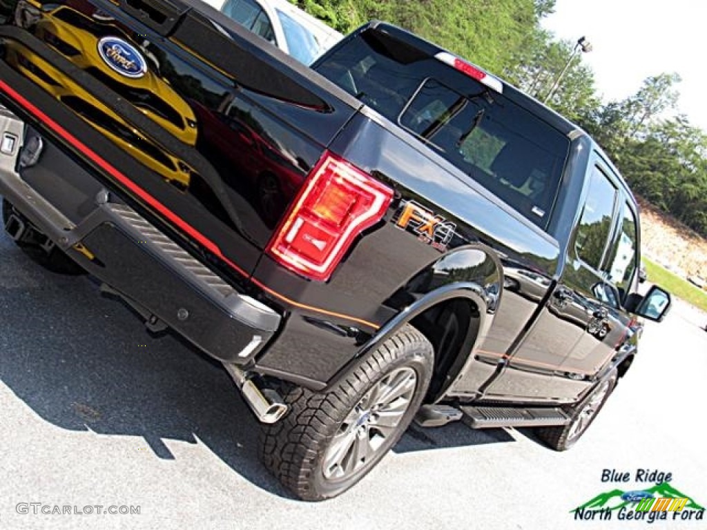 2017 F150 Lariat SuperCrew 4X4 - Shadow Black / Black Special Edition Package photo #38
