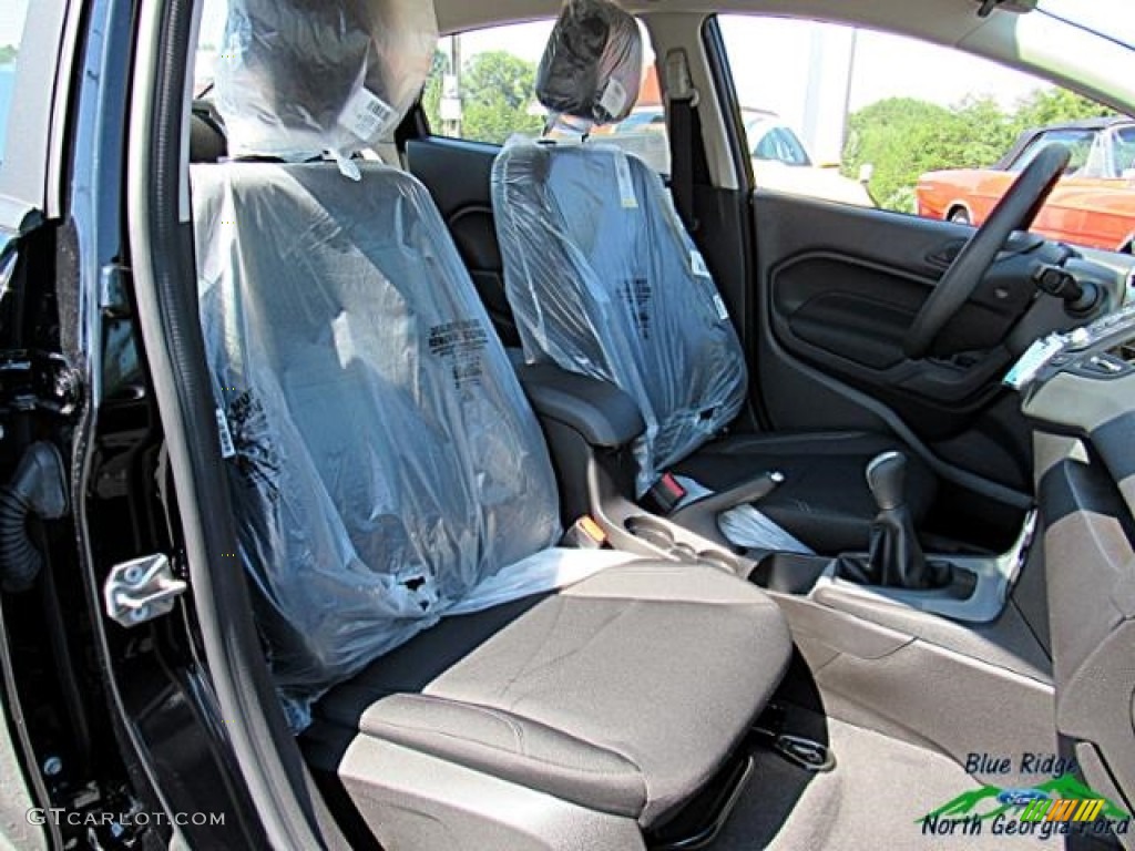 2017 Fiesta SE Sedan - Shadow Black / Charcoal Black photo #12